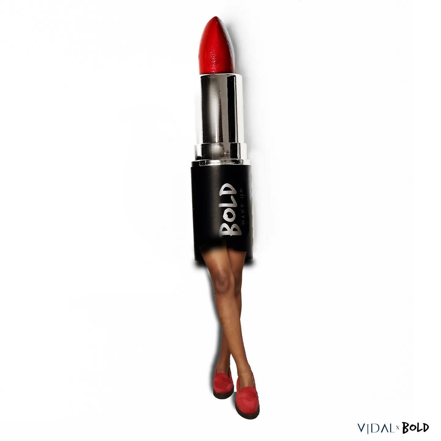 Rouge à lèvres — visuel VIDAL × BOLD
