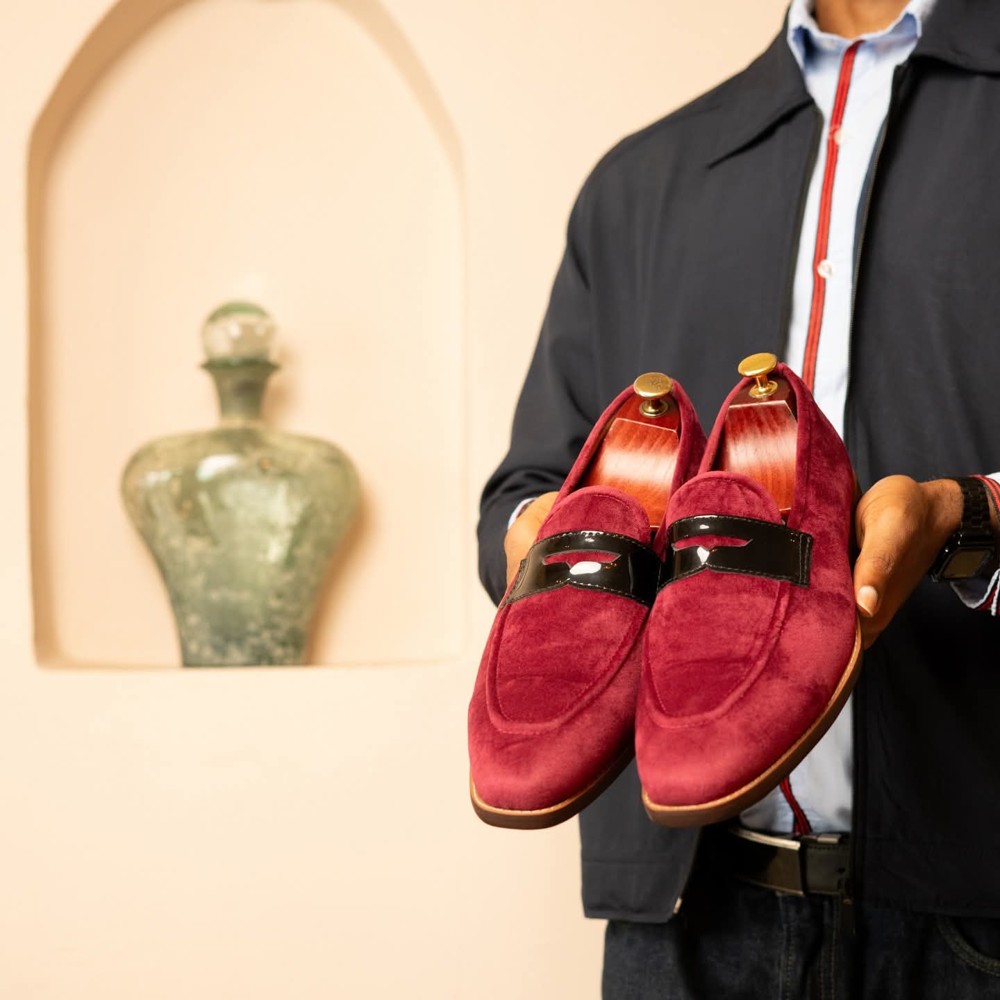 VIDAL — Mocassin Velours à Mors