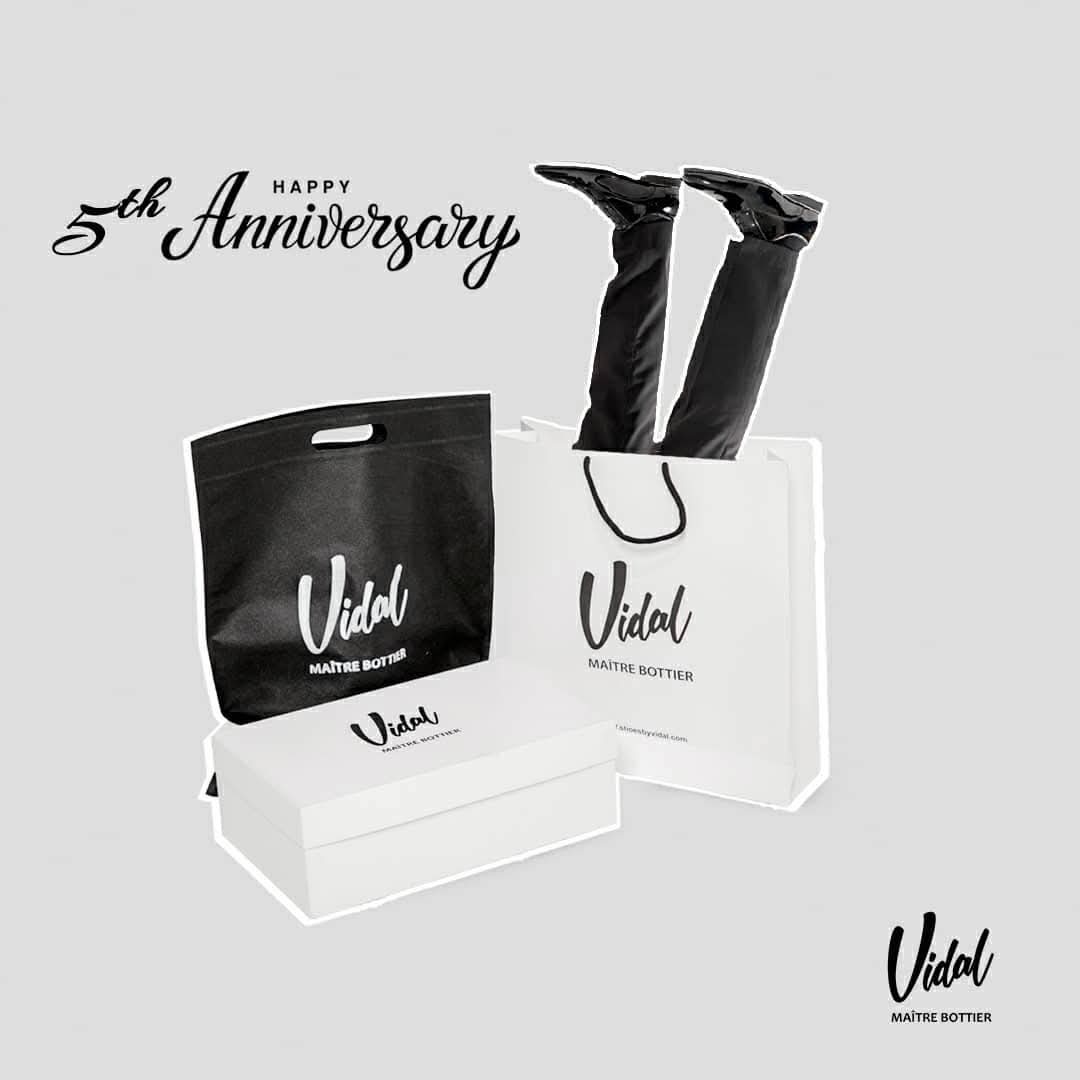Packaging anniversaire 5 ans VIDAL