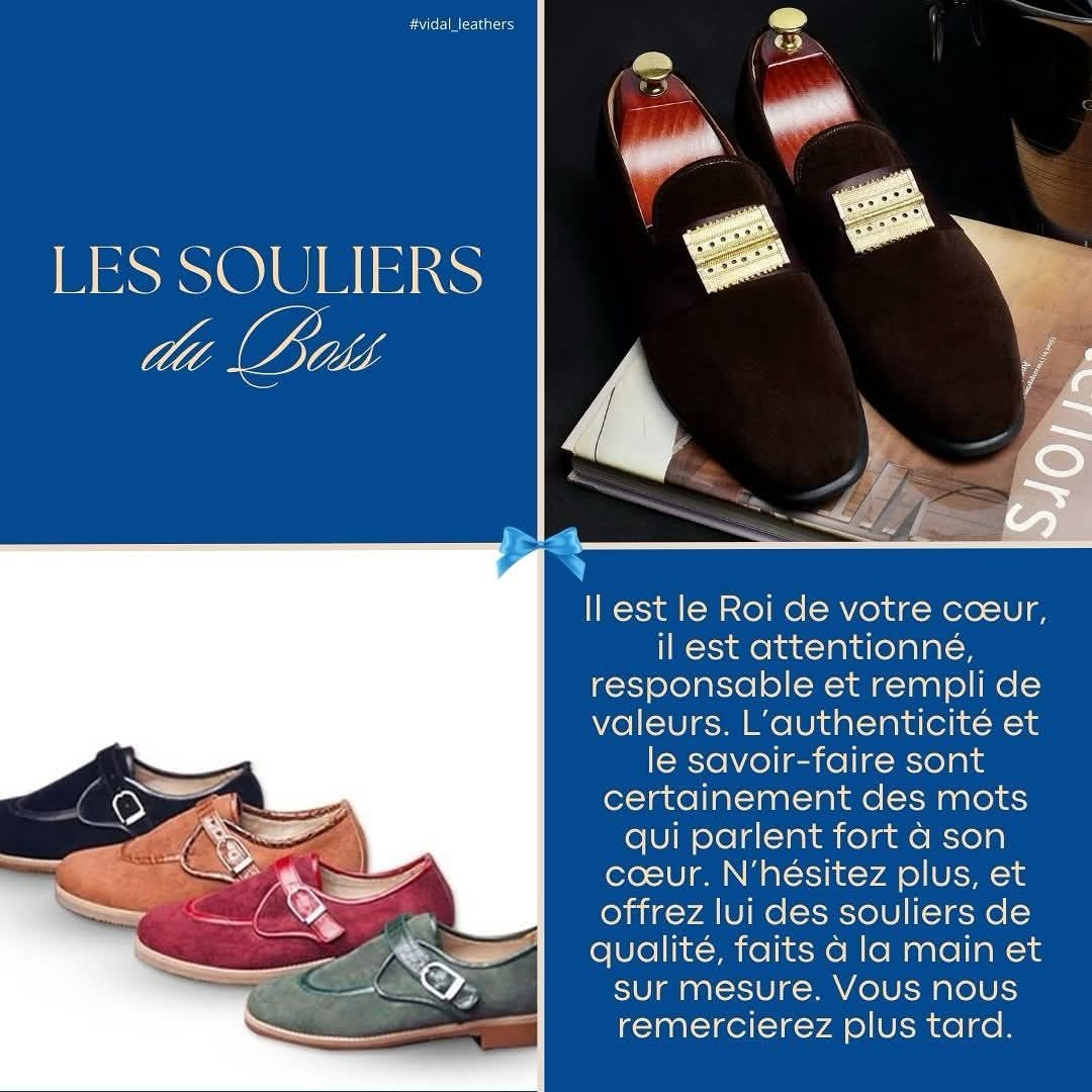 Les Souliers du Boss — campagne VIDAL Hommes